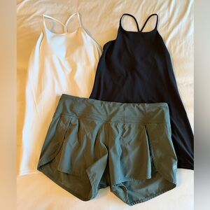 Lululemon Athletica Bundle 2 Tank Tops and Shorts